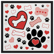 Paw 'N Bones Framed Canvas