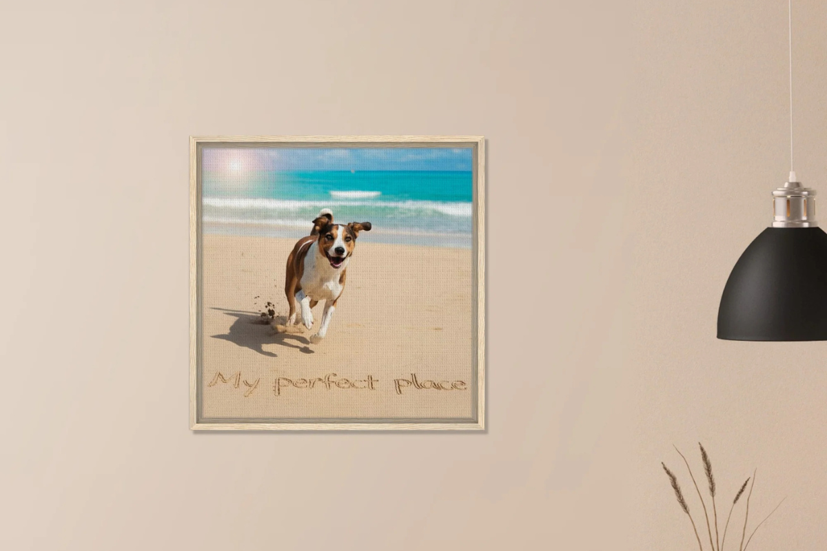 Transform Your Home with the My Perfect Place Framed Canvas