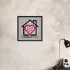 Premium Type of A House of Love Framed Canvas