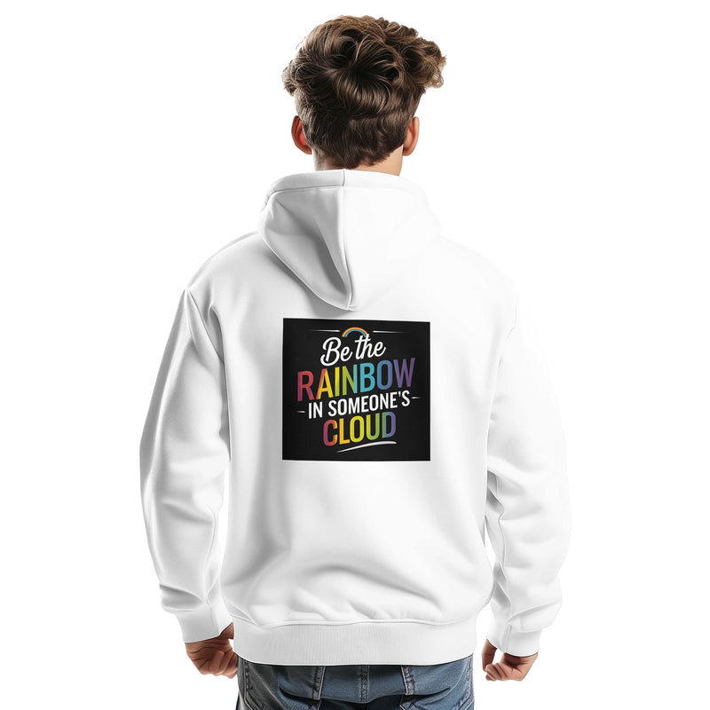 Be The Rainbow (Back Design) Premium Unisex Pullover Hoodie