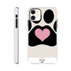 Dog Paw and Heart Tough Case for All iPhones