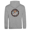 Coffee and Dogs Premium Unisex Pullover Grey Hoodie