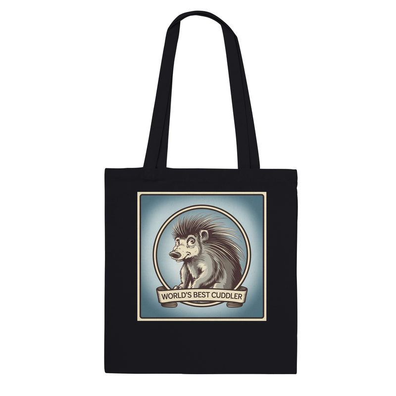 White World's Best Cuddler Premium Tote Bag