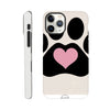 Iphone Dog Paw and Heart Tough Case