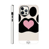 Dog Paw and Heart Tough Case for iPhone 2 Pro Max