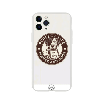 Coffee and Dogs Flexi Phone Case