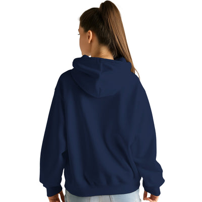 Unisex Pullover Navy Blue Travel Hoodie