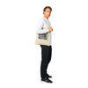 Man with a White World's Best Cuddler Premium Tote Bag