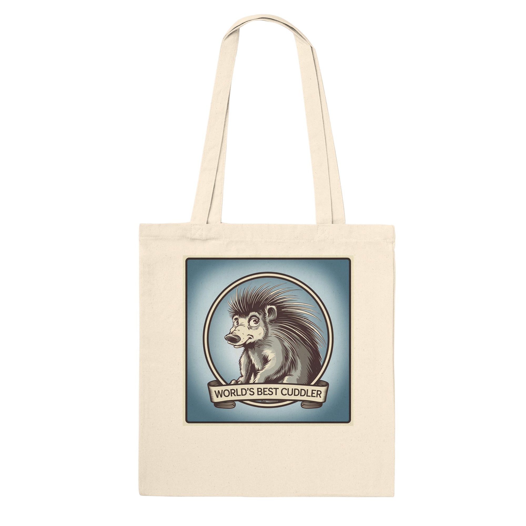 White World's Best Cuddler Premium Tote Bag