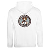 Coffee and Dogs Premium Unisex Pullover White Hoodie