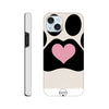 Iphone 15 Plus Dog Paw and Heart Tough Case